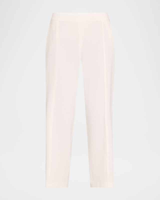 Pull-On Mid-Rise Tapered Pants